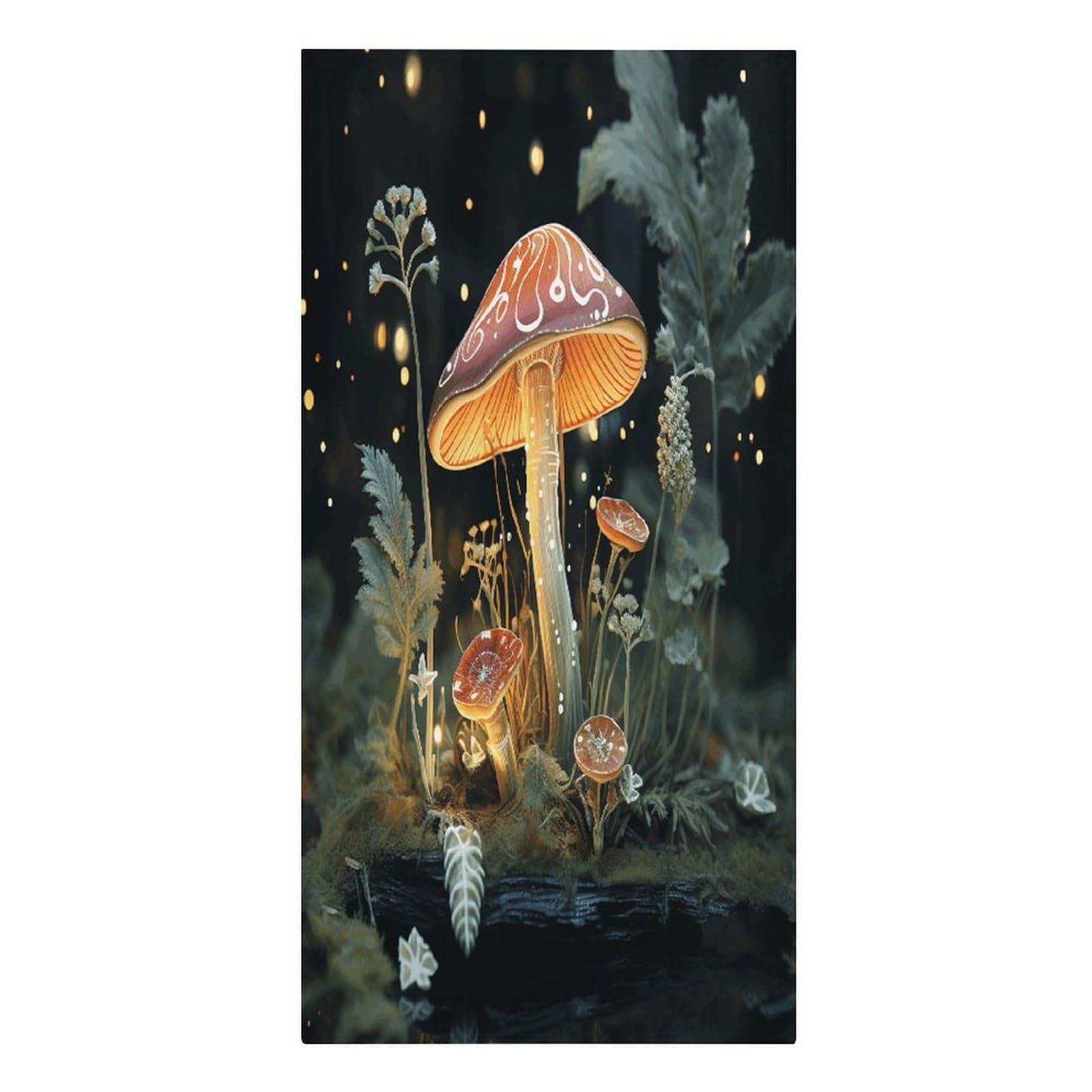 FodPand Butterfly Mushroom Beach Towels Super Absorbent Bath Towel Oversized Microfiber Towel Soft Beach Blanket Fashon Quick Dry Travel Towels for Beach Bathroom Pool Adult 30" X 61"