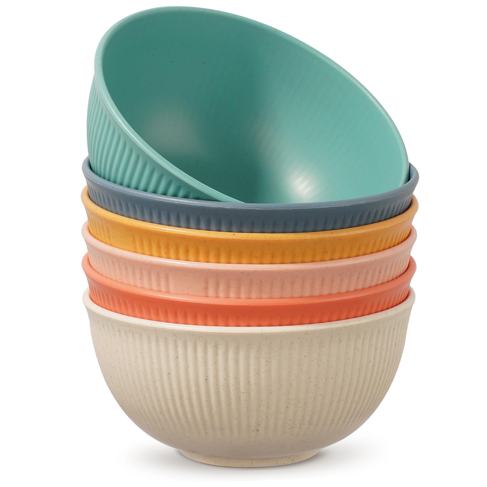 Sponsored Ad – Unbreakable Bowls Set of 6, 650 ML Light Weight Bowl Set, Reusable Plastic Bowls for Breakfast, Salad, Pasta, Soup, Noodles, Snack(Mutil Color)