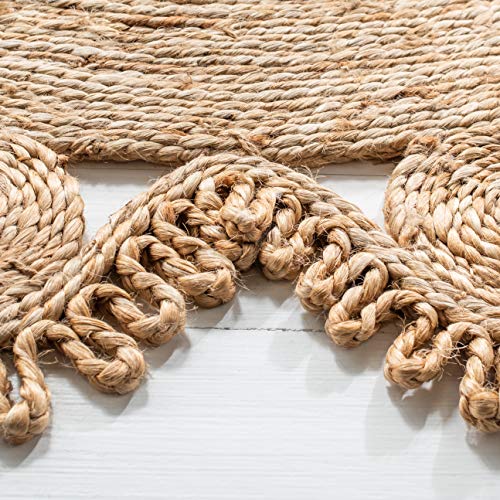 Tapete Redondo de Fibra Natural Boho 3' SAFAVIEH miniatura 4
