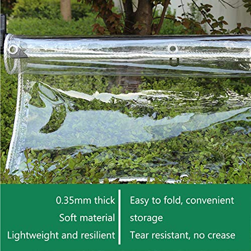 Lona transparente impermeable de 360 G/M² a medida para proteger terrazas y camping 6