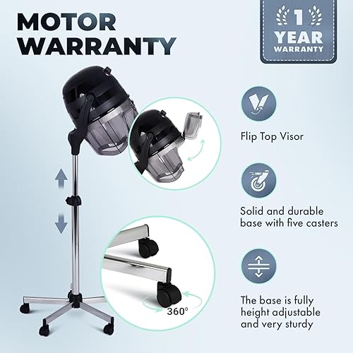 Miniatura 5 de 514 Kwik Dri Secador de salón con ruedas, 1100 W.