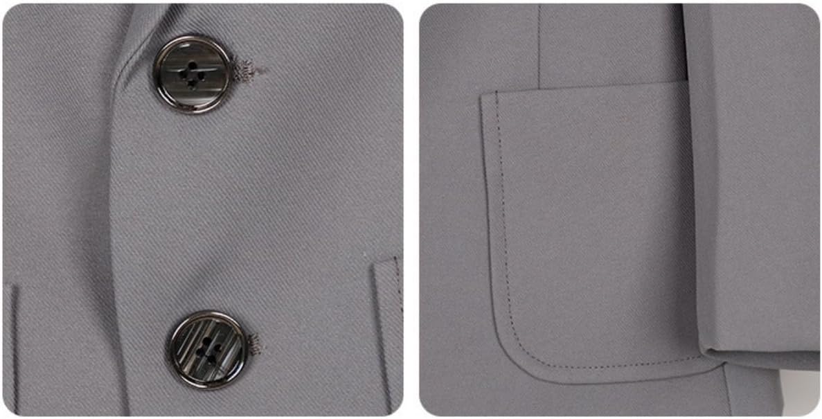 3 Piece Boys Suit for Kids Tuxedo Suits for Wedding Formal Suit Set Toddler Boy Dress Outfit Set
