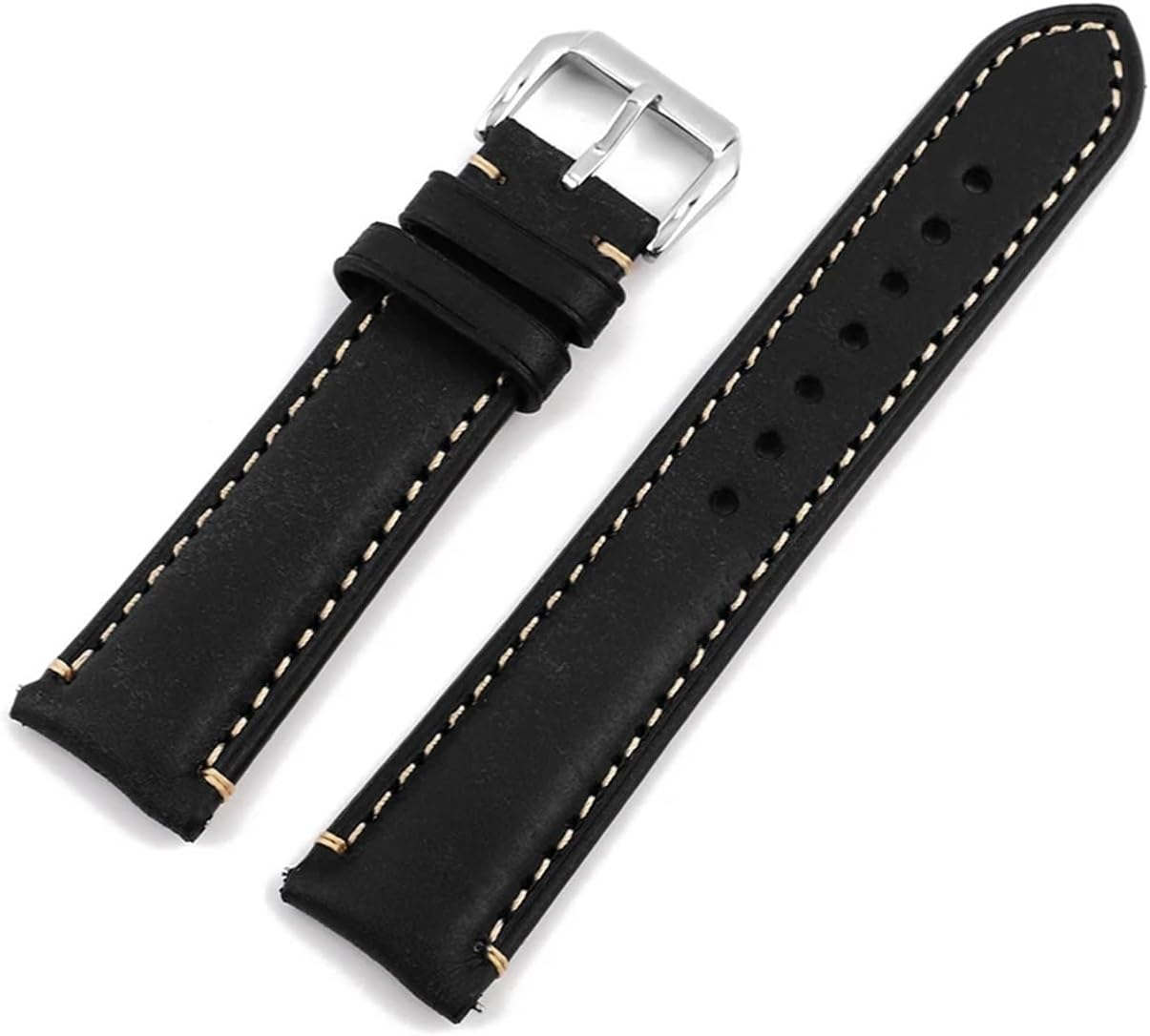 XILILHC 18mm 20mm 22mm Handmade Watch Strap Half Arch Design for Women Men Quick Release Watchband Replacement Accessories