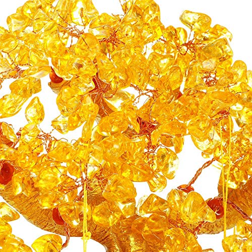 Jessie Feng Shui Money Tree Lucky Bonsai Tree With Wealth Coins Natural Crystal Artificial Trees For Tabletop Home Office Store Decor (Large: 30Cm) #TOP6