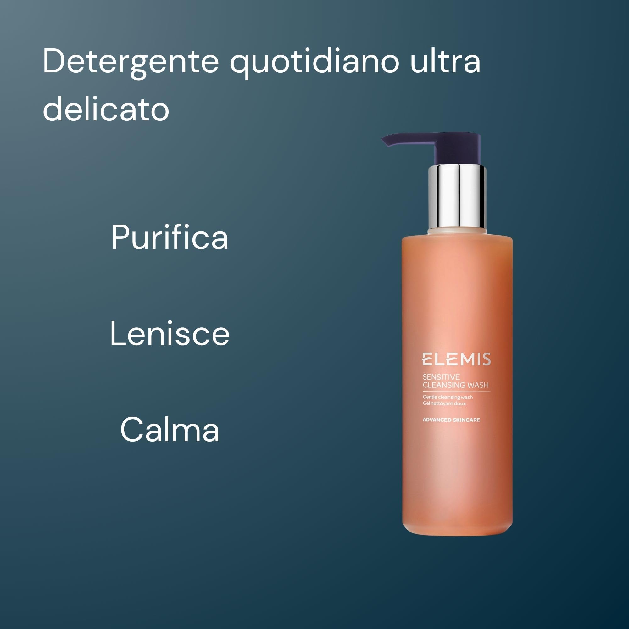 ELEMIS Cleansers, Clinicamente Testato – Detergente Viso Schiuma per Pelle Sensibile e Olio Struccante, Vegano e Idratante