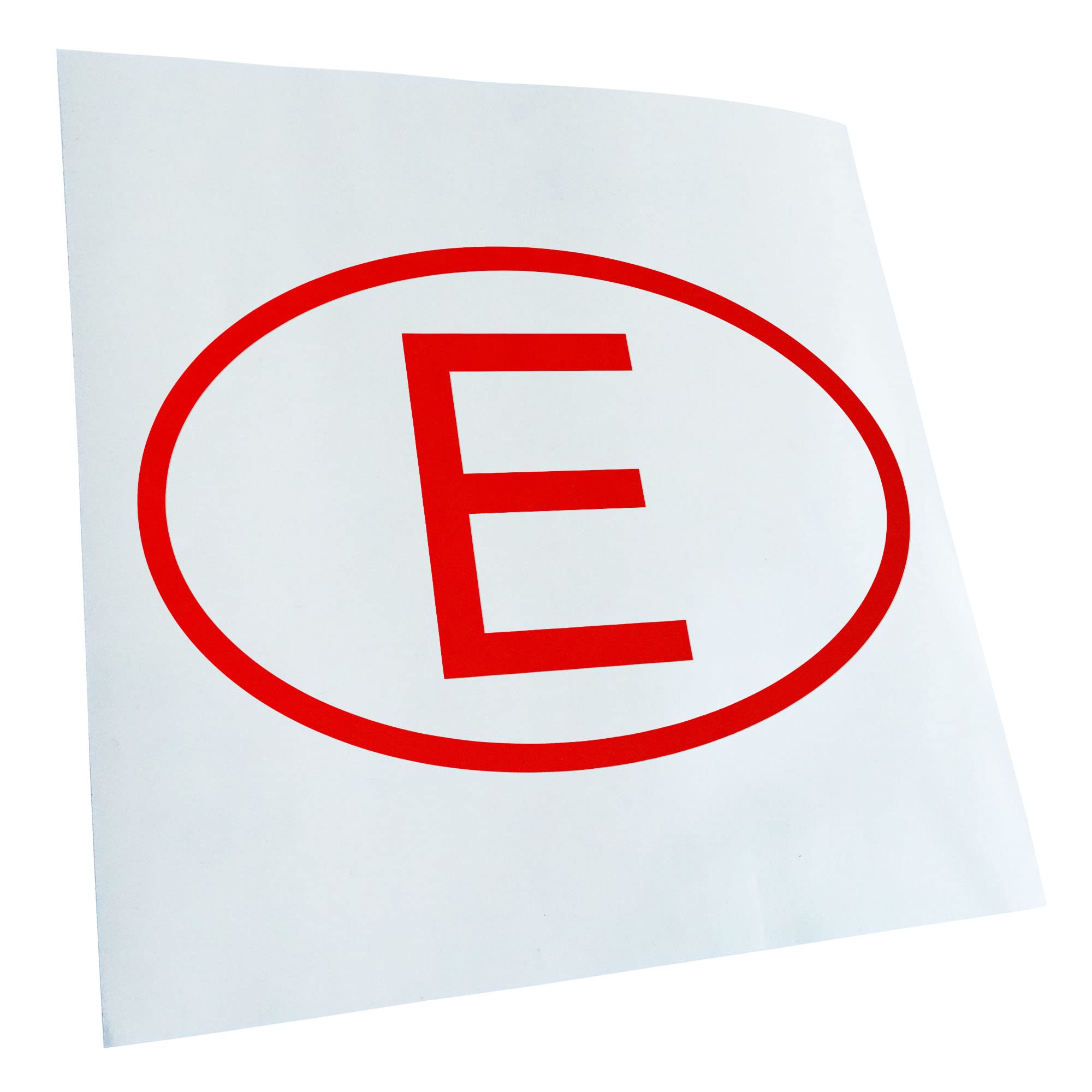 Kiwistar - Car Sticker - Red - 50 x 33 cm Spain E - Rear Window Car Sticker Weatherproof for Car Truck Moped Truck - Sticker Exterior Self-Adhesive Tuning Accessories for Window Vehicle Window