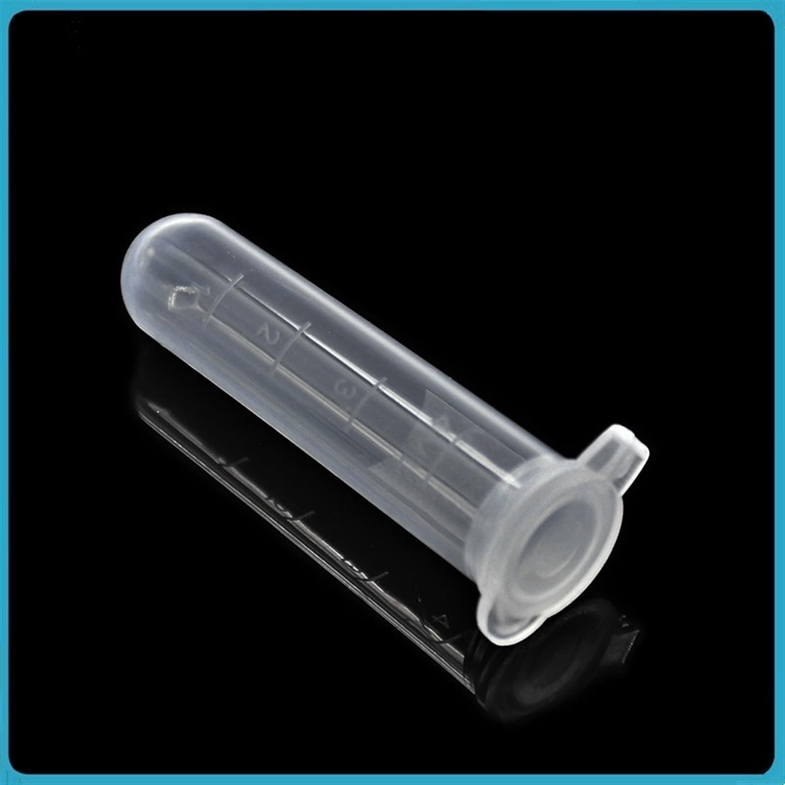 Laborgeräte Mikroröhrchen-Zentrifugenröhrchen, 5 ml, Labor-Zentrifugal-EP-Röhrchen, runder Boden, Schnappdeckel, transparent, Durchmesser 13 mm, Höhe 53 mm, 300 Stück Gewerbe, Industrie & Wissenschaft