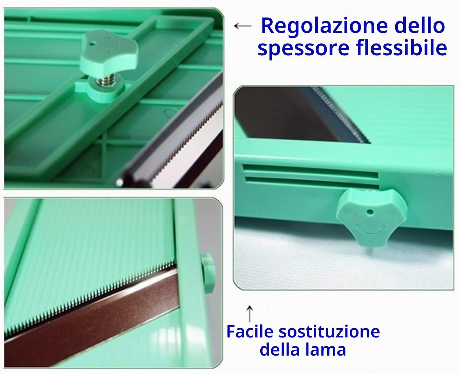 Grattugia giapponese per verdure e frutta, affettatrice mandolina da cucina per cibo