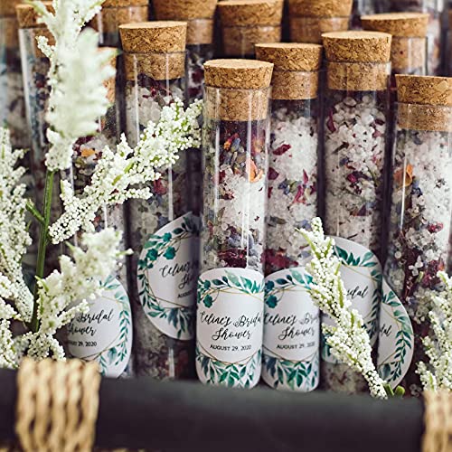 Depepe 20Pcs 35Ml Glass Test Tubes 20 X 150Mm With Cork Stoppers And Brush For Bath Salt, Candy Storage, Scientific Experiments And Plant Propagation #TOP4