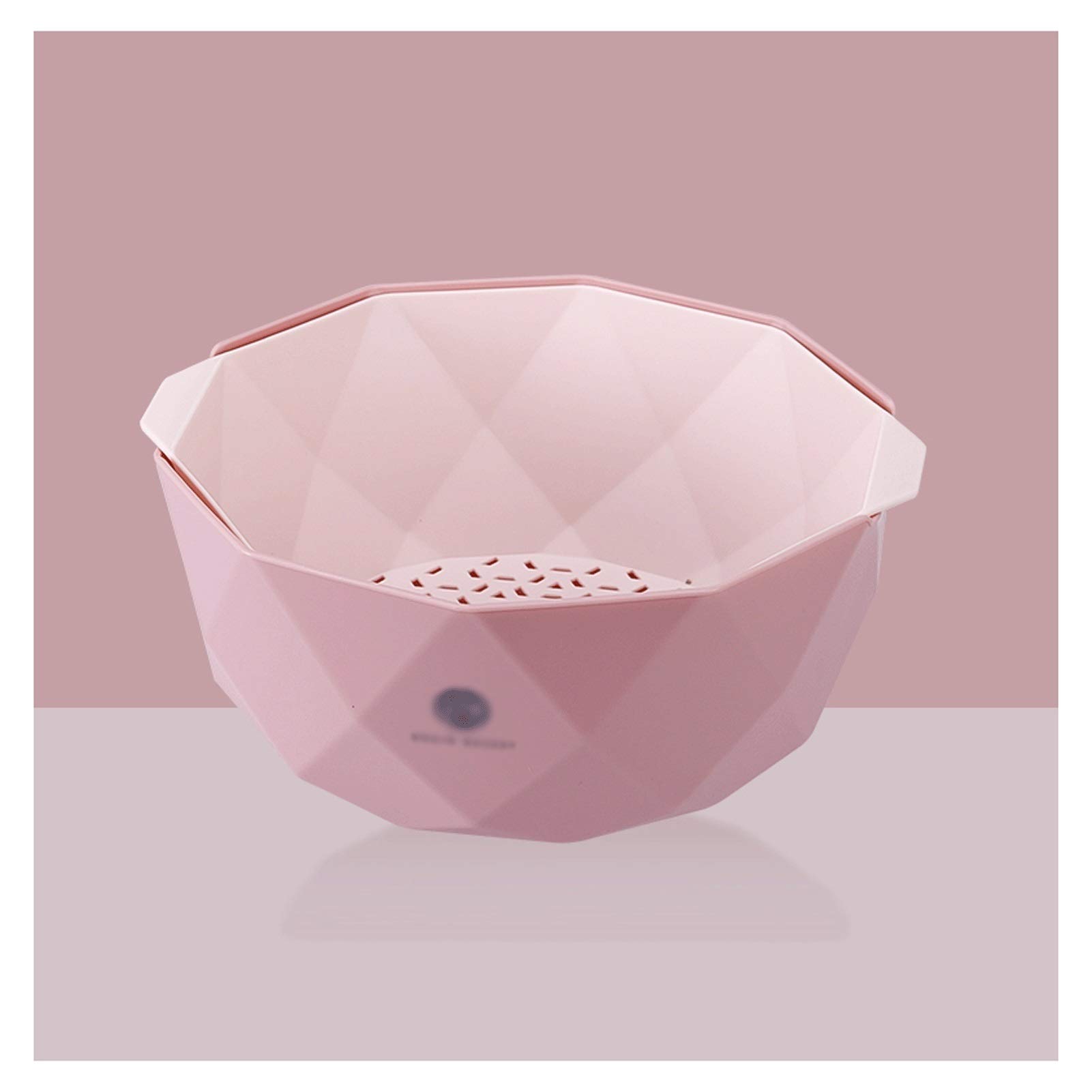 Colador, colador colador, colador cesta colador, colador fregadero colador cesta de drenaje 2 en 1 colador/cuenco de filtro desmontable 4L cocina cesta de drenaje de plástico cesta de arroz doméstica