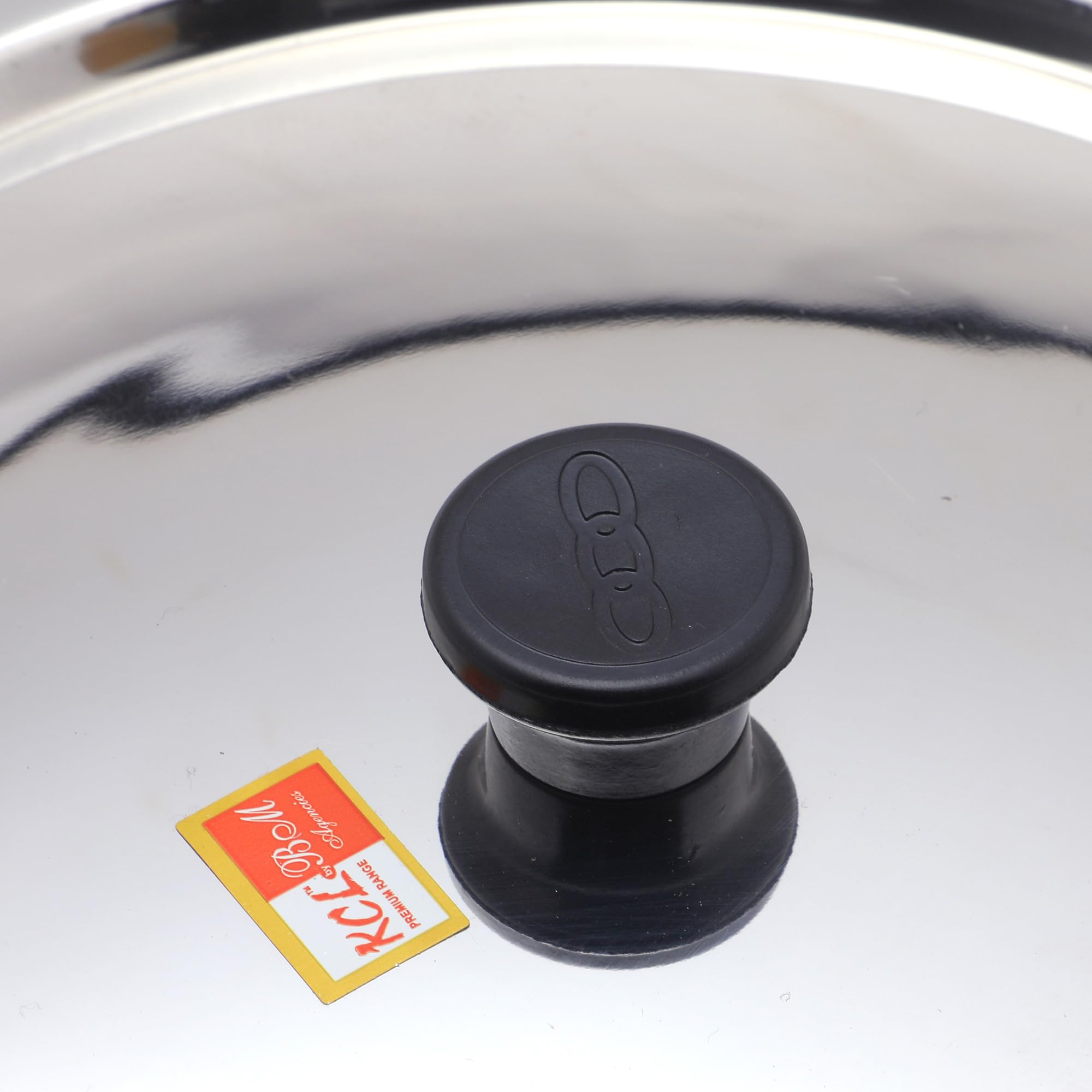 KCL Stainless Steel Ciba Tope Lids/Tope Cover/Handi/Kadai Lid/Saucepan Lid with Nob - 1 Unit - Diameter - 24cm 1