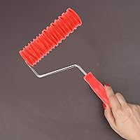 Vista 2 de Rodillo de pintura con patrón de bricolaje Rodillo de arte decorativo para decoración de pared Clásico de ladrillo en relieve textura Rodillo