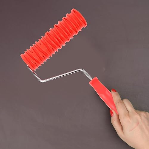 Miniatura 2 de Rodillo de pintura con patrón de bricolaje Rodillo de arte decorativo para decoración de pared Clásico de ladrillo en relieve textura Rodillo de