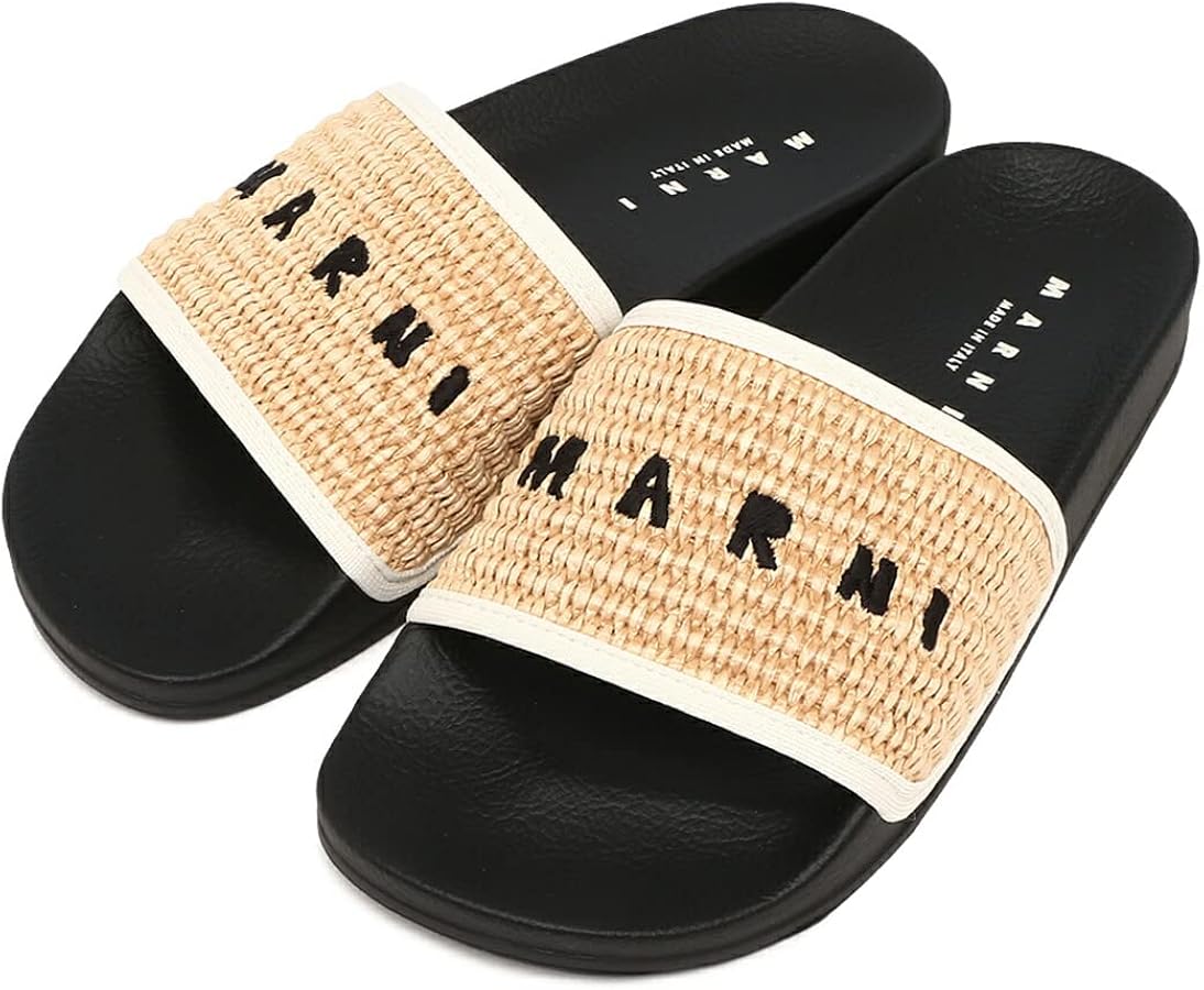 Amazon | [Marni] [マルニ] サンダル ベージュ ホワイト レディース  