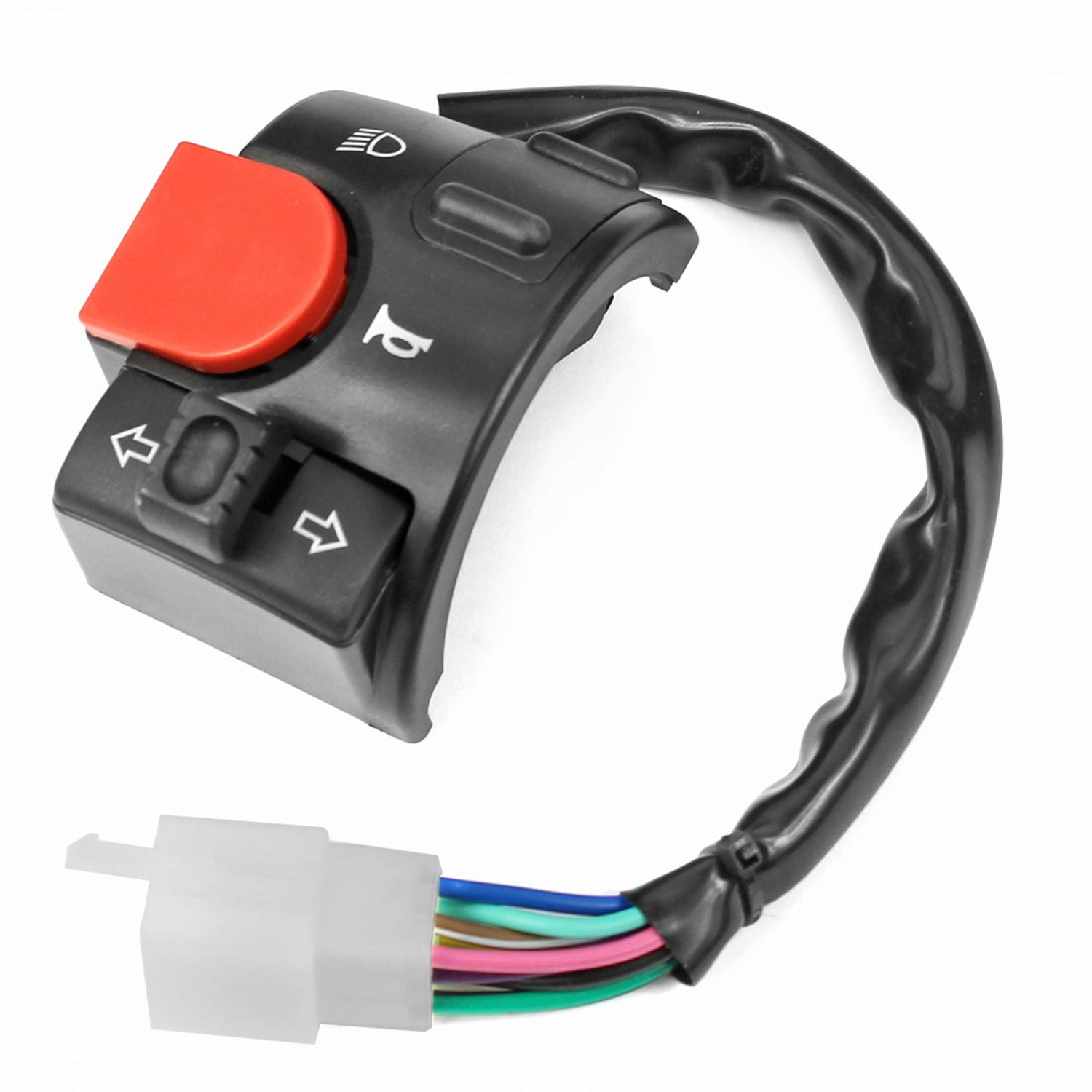 Mezzo Commodo sinistra Scooter MBK 50 Nitro pulsante di clacson lampeggiante Phare codice