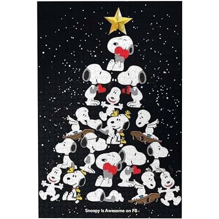 Amazon Co Jp スヌーピー ジグソーパズル 1000ピース 木製ピース 親子パズル 大人用 子供や友達へのプレゼントにいいです おもちゃ