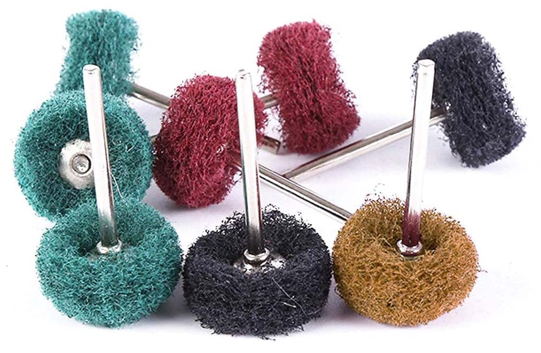 DIY Crafts Pack Of 60 Pcs, Multi Colour, Pack Of 60 Pcs, Polishing Wheel Buffing Pad Brush Jewelry Metal Micro-Electronic Accessories Rotary Tools N(Pack Of 60 Pcs, Multi Colour) 3