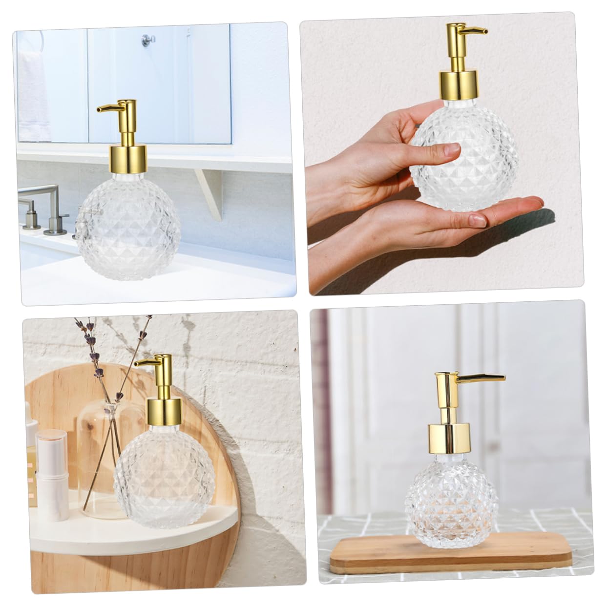 Cabilock 8stücke Seifenspender Mit Pumpe Nachfüllbare Flüssigseifenflasche Für Handseife Shampoo Und Duschgel Design Praktisch Und Tragbar