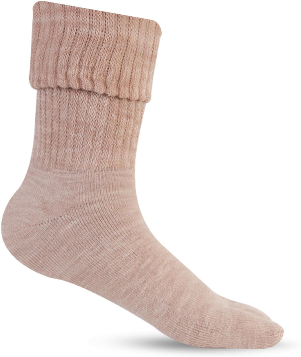 Bonjour Woolen Thumb Socks for Womens in Fawn Colors_BROGWL-17-THUMB (Fawn)