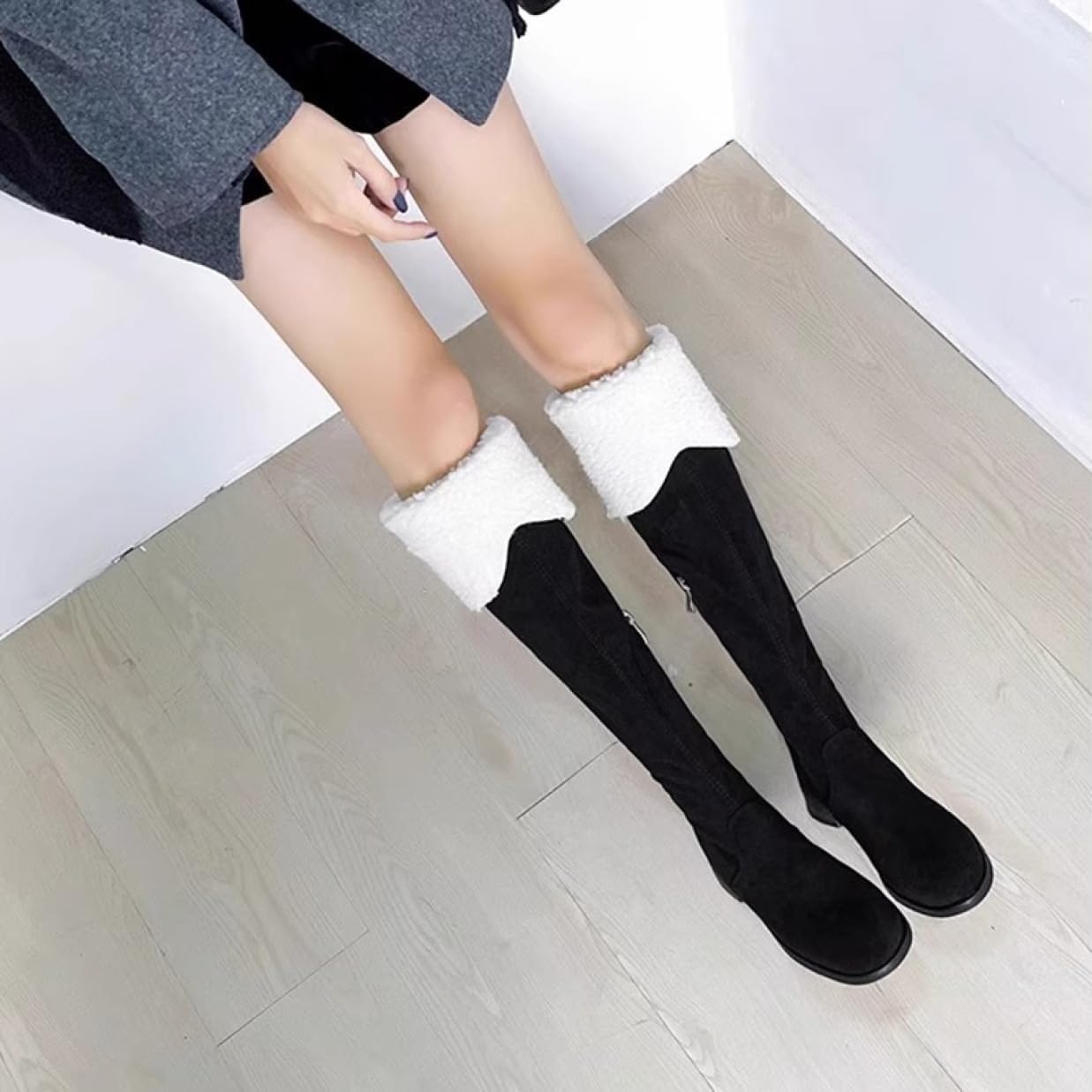 Wego ガーターブーツ 厚底ボリュームロングブーツ 品番 WG010096567 WEGO WOMEN ウィゴー レディース