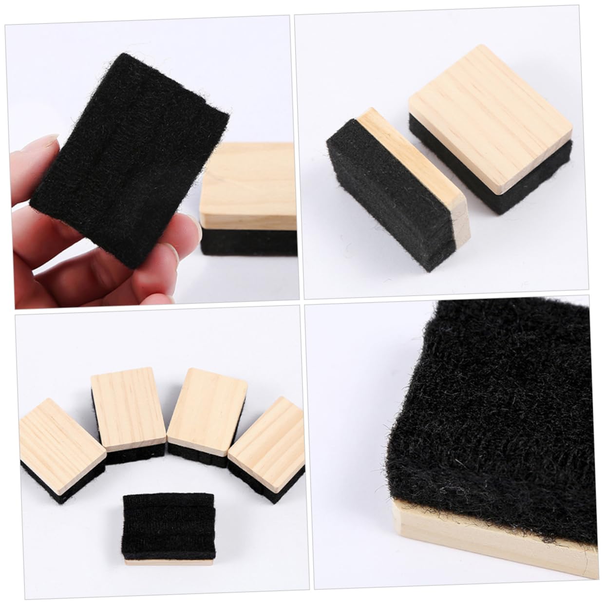 ARTIBETTER 3 Set Gomma Mini Cancellini Per Lavagna Bianco Lavagne Spolverino Di Gesso Bollettino Gomme Da Cancellare Cancellino Per Lavagna Board Bianca Asse Nero Piccolo Provato 10 Pezzi * 3