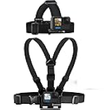Adjustable Chest Mount Harness and Head Strap for GoPro Cameras