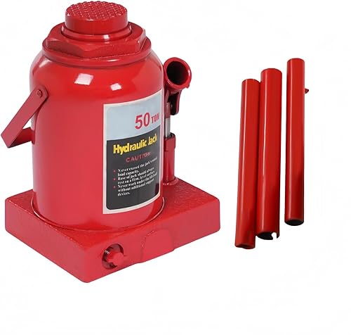 Vista 10 de Mignonnememe Gato hidráulico de botella soldada con capacidad de 30 toneladas (66,138 libras) para reparación de automóviles y elevación de la casa