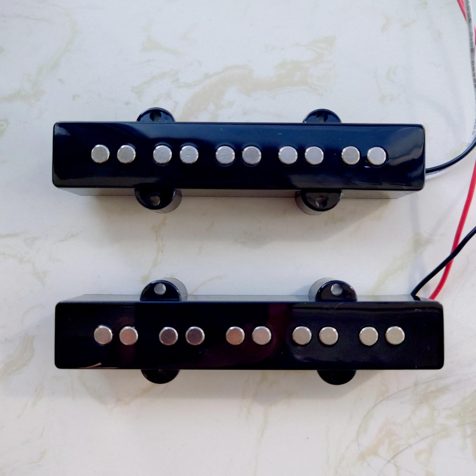 5 String Electric Bass Guitar Pickups WOJB5 Traditional Bass Pickup Neck Bridge Single Coil Pickups For Jazz Electric Bass Guitar Replacement Parts