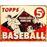  hotrodspirit - plaque baseball 5cents tole deco americaine pub metal usa