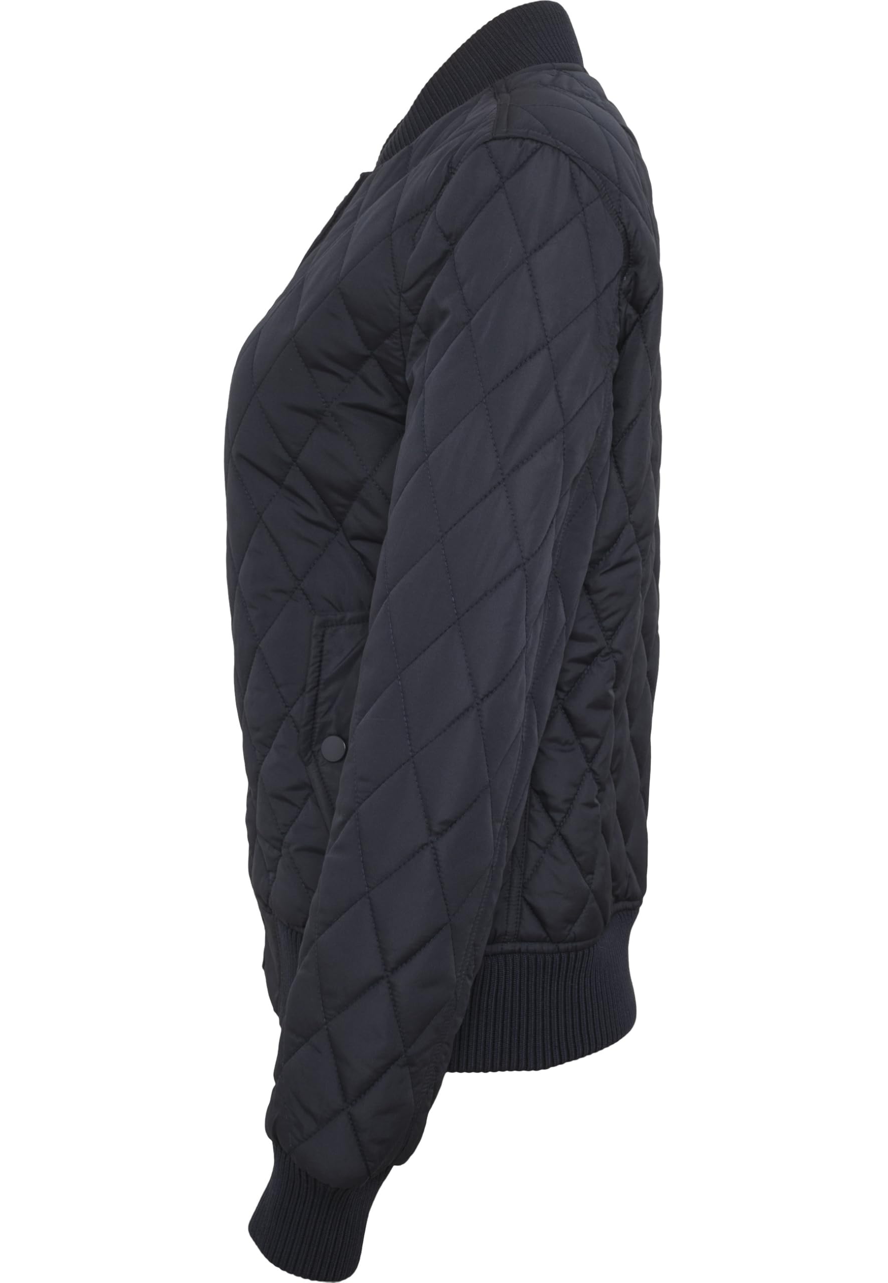Urban Classics Damen Diamond Quilt Nylon Jacket Jacke – Bild 6