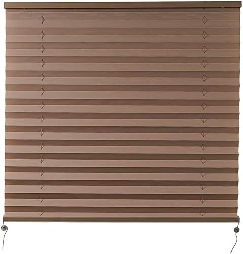Persianas plisadas, color capuchino, para privacidad y protección solar para caravana, cámper, autobús