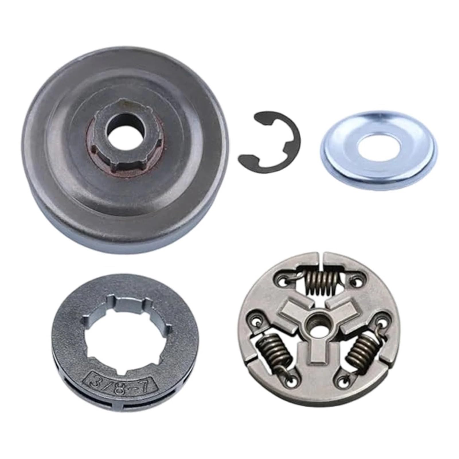 QHLNXSA for CS-310 CS-352 305S 340S 3/8"-7T Metal Clutch Drum Kit OEM Exact Fit