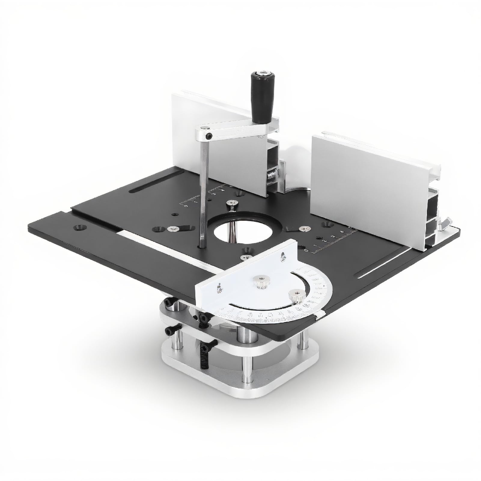 Router Lift Systems for 64 to 66mm Diameter Motors, 51mm Stroke Metal Manual Router Lift Base, Router Manual Lifting Router System Kit
