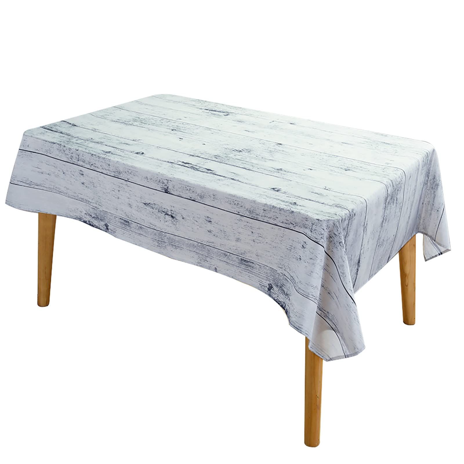 Nappe de Noël grise infroissable finis les plis au réveillon