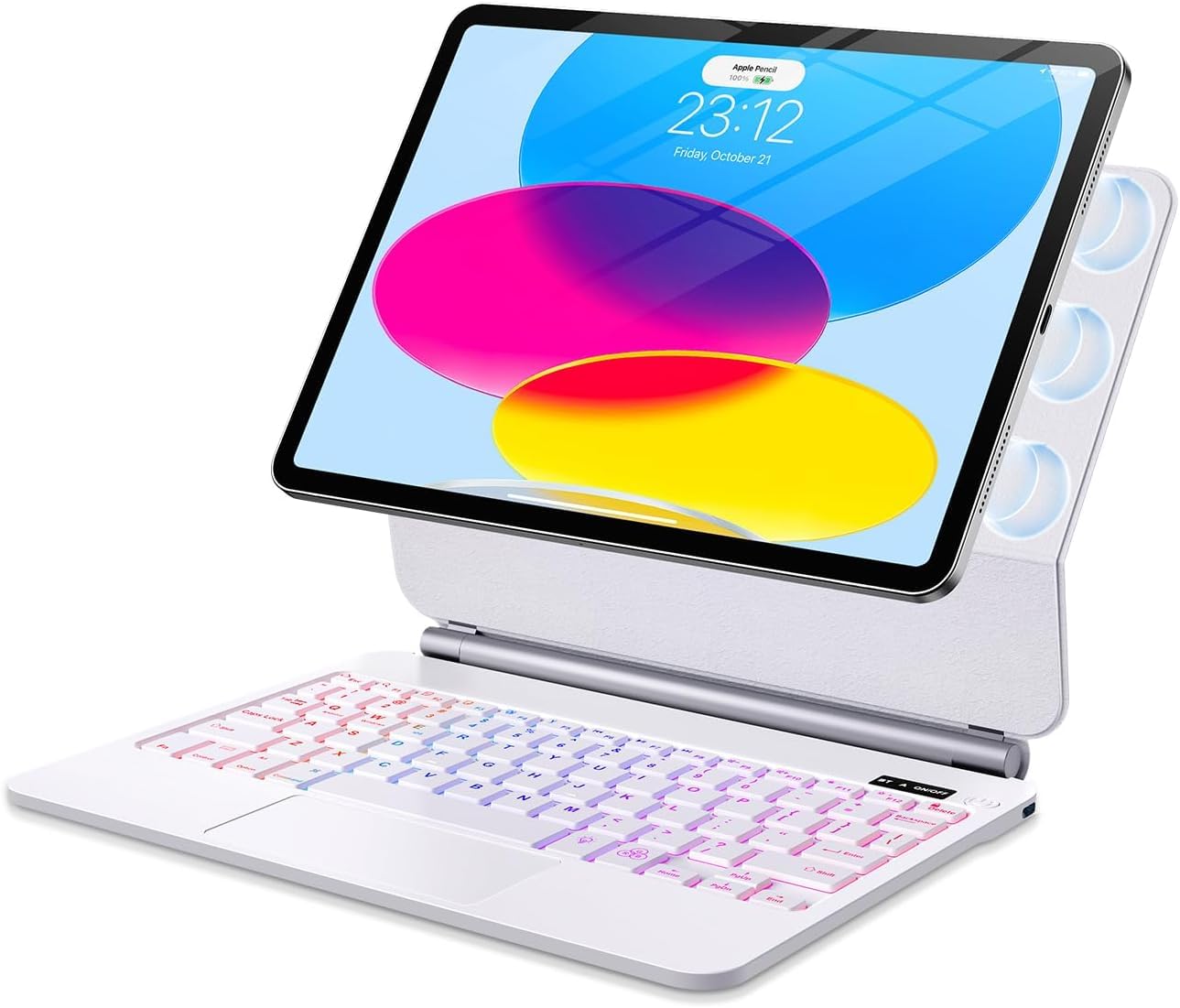 ALIWLHOF Keyboard Case for iPad (A16) 11th Generation 11 inch 2025&amp;10th Gen 10.9 inch 2022 –Backlit Magic-Style Keyboard with Multi-Touch Trackpad – Floating Cantilever Stand – Magnetic Case for iPad
