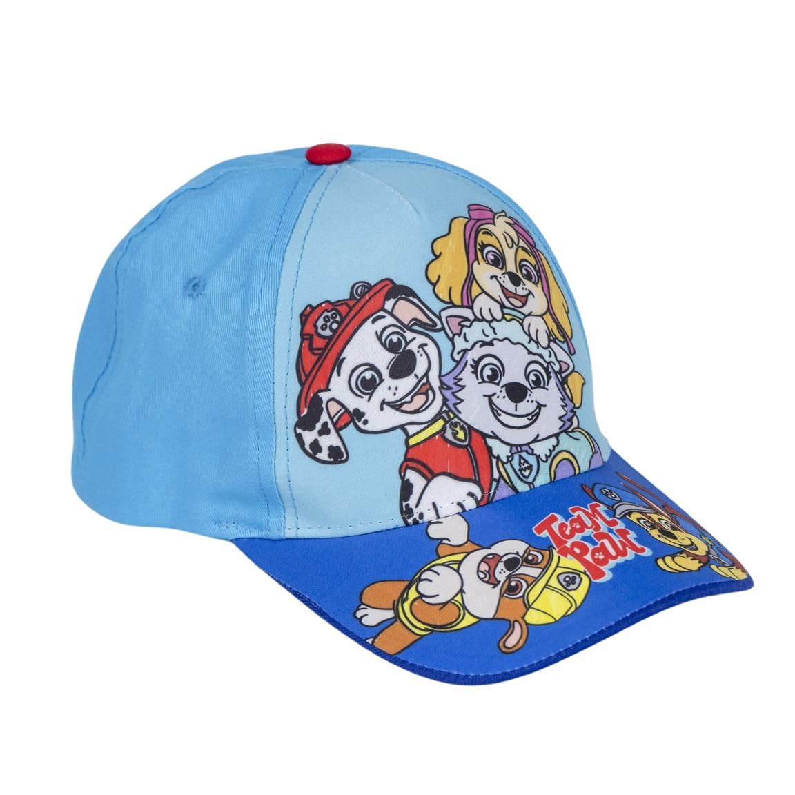 CERDÁ LIFE'S LITTLE MOMENTS Gorra Infantil con Visera de La Patrulla Canina - Color Turquesa - Medida de 53 cm - Elaborada con 65% Algodón y 35% Poliéster - Estampado de La Patrulla Canina - Producto Original Diseñado en España