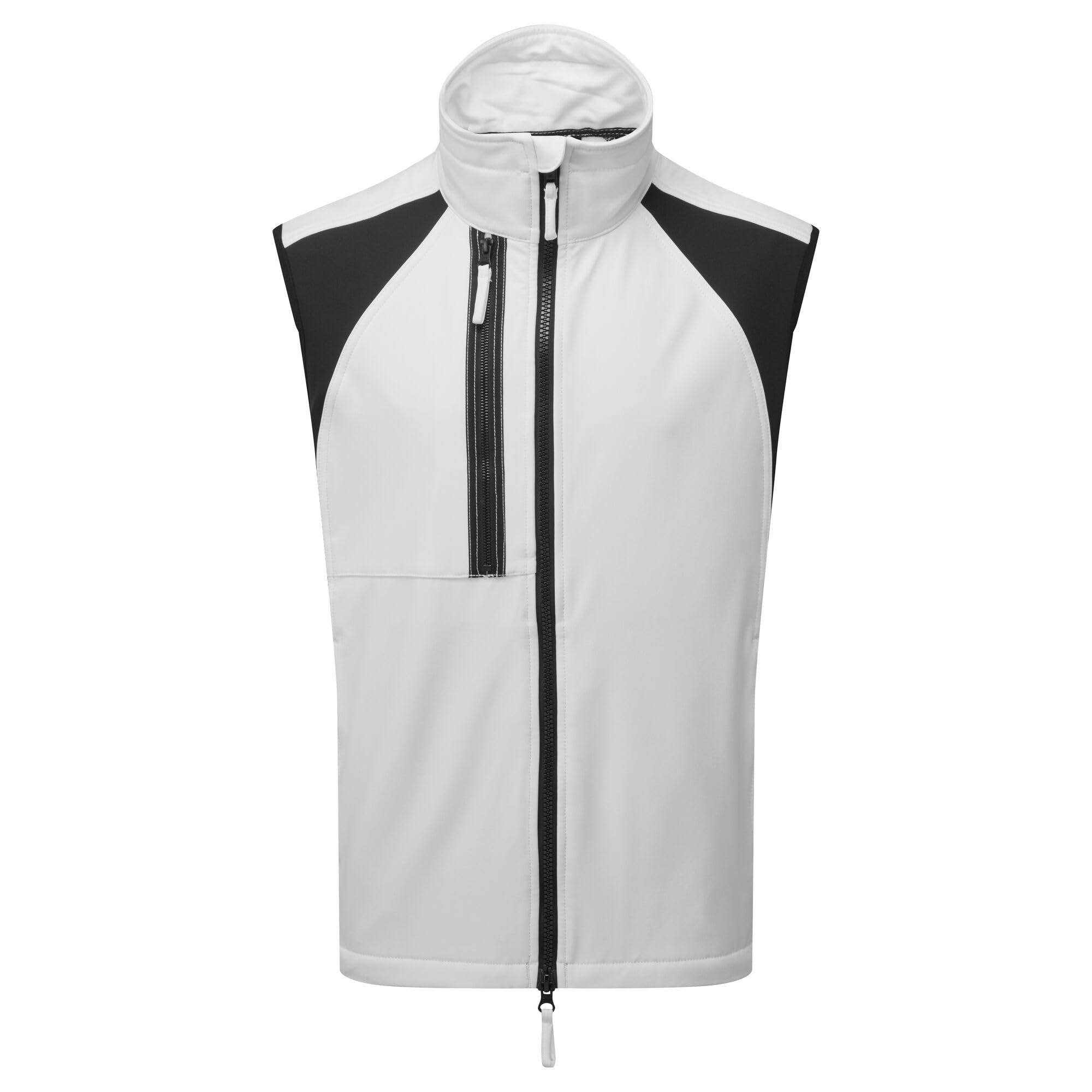 Portwest WX2 Softshell Activewear Gilet – Full Zip Eco Workwear Bodywarmer Vest with Stretch Fabric White, 3X-Large
