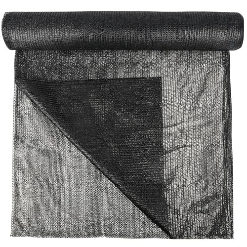 Image of winemana 120x6 FT Outdoor Shade Cloth for Garden & Plants - 40% Large Black Mesh Tarp, UV Resistant Woven Shade Fabric for Greenhouse Farm Row Cover Vegetables Sun Protection Poultry Run