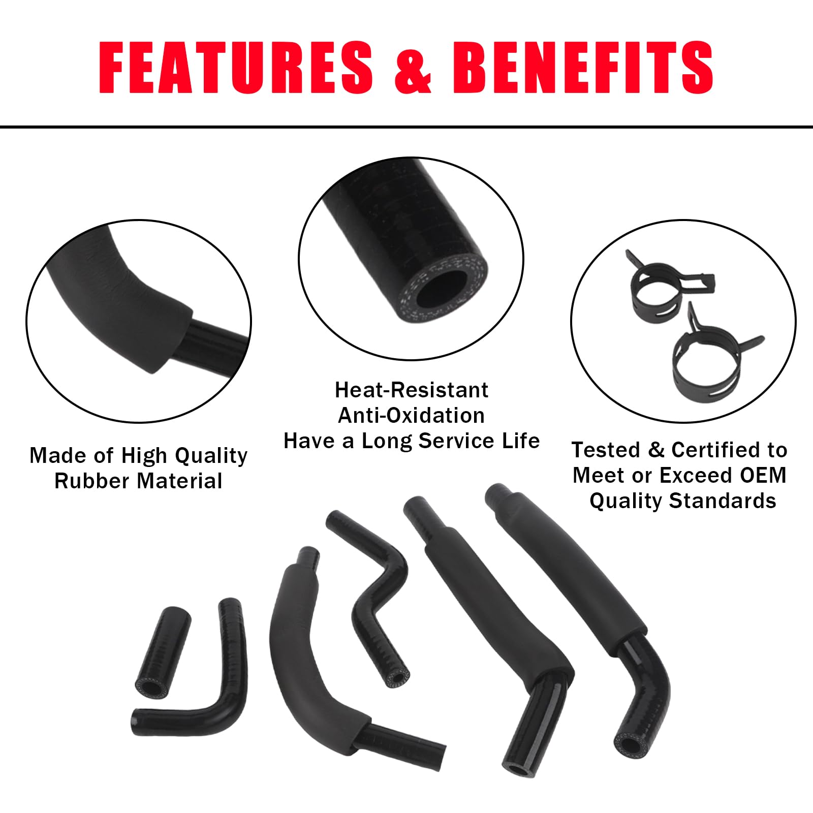 Kit de línea de combustible de baja presión compatible con Chevy Silverado 2500 HD GMC Sierra 2500 HD LB7 Duramax 2500/3500HD 6.6L 2001-2004 reemplaza # 97216063 97216067 97230321
