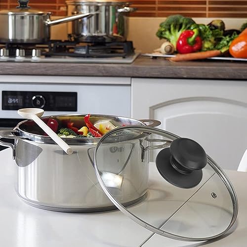 Miniatura 4 de 4 fundas para mango de tapa de olla, agarre universal, tapa de sartén superior, repuesto para ollas de cocción lenta, fundas para utensilios de