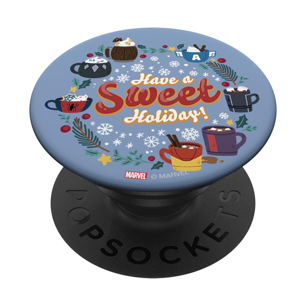 Marvel Avengers Christmas Hot Chocolate Have a Sweet Holiday PopSockets PopGrip Intercambiabile