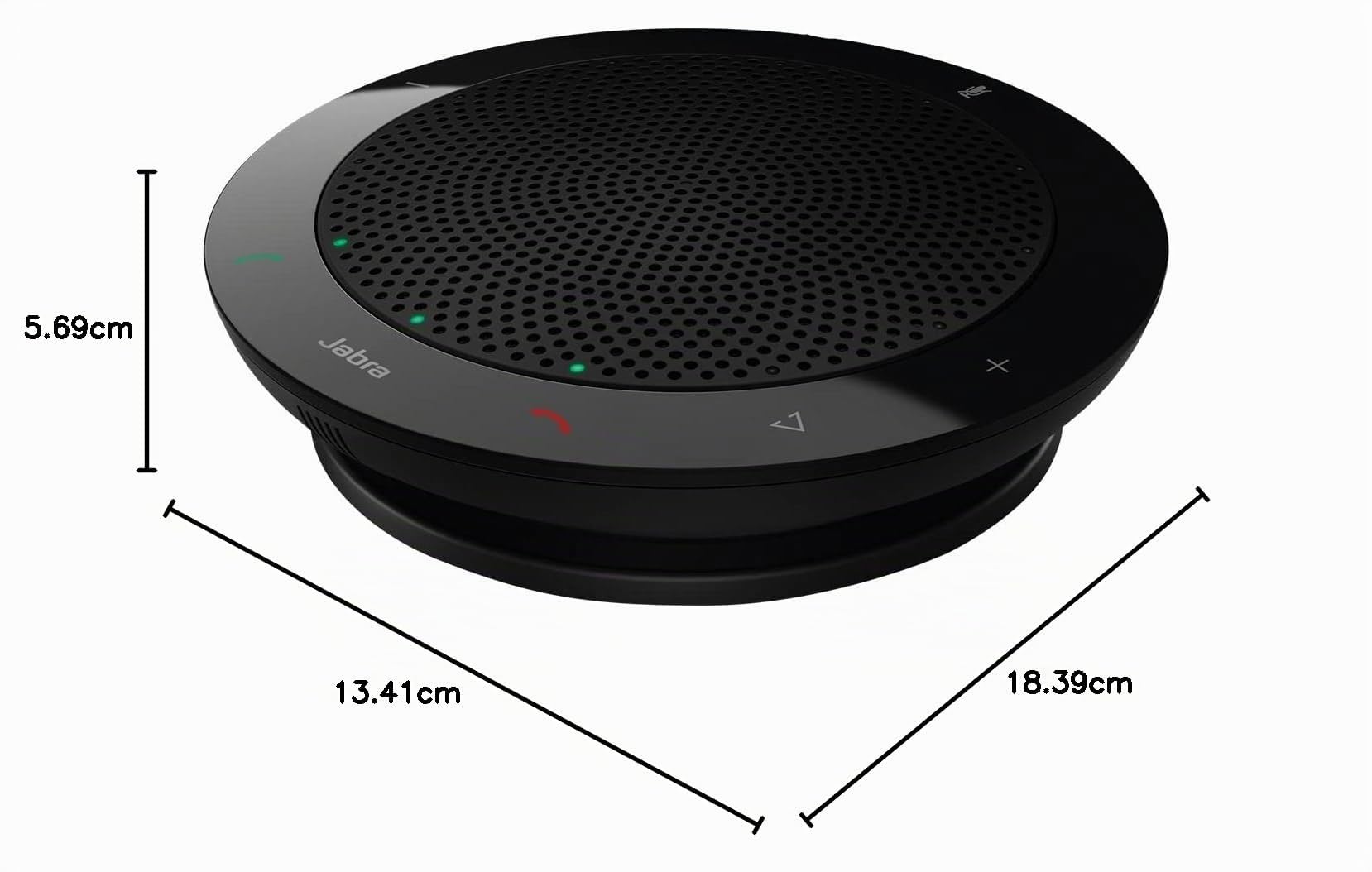 Jabra Speak 410 Speaker Per Telefono, Altoparlante Per Conferenze Certificato Uc Con Cavo Usb, Collegabile Al Computer Attraverso La Configurazione Plug And Play, 410, Confezione al Dettaglio
