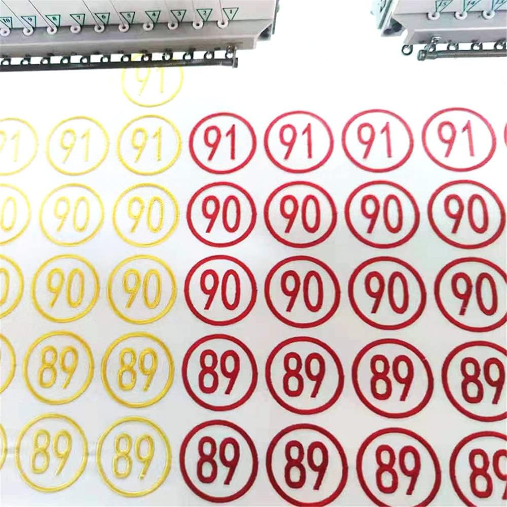 Number Cloth Paste Student Number Embroidery Number Digital Patch Paste T-Shirt Clothing Numbers Iron on Patches