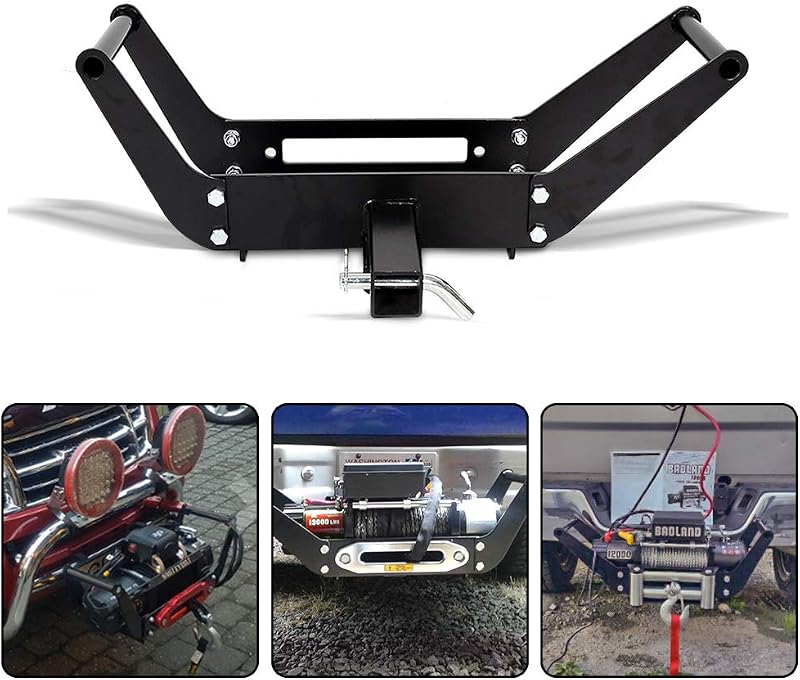RUGCEL WINCH Cradle Mounting Plate, Recovery Mount (10" x 4.5")