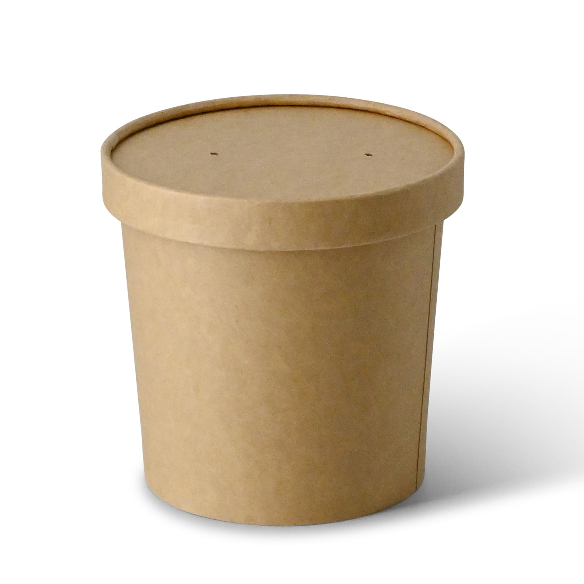 BIOZOYG Tazza per zuppa 600 ml 24 oz Ø 115 mm marrone Carta kraft Bicchieri carta grandi Ciotola per zuppa