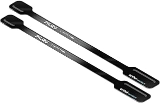 Erthe PRJ20 Grounding Shoes Straps for Earthing - Transforms Regular Shoes to Earthing Shoes & Grounding Shoes - Fits Any Shoes - Grounding Strap for Athletic Men & Women - PRJ20 Black (2 Pack)