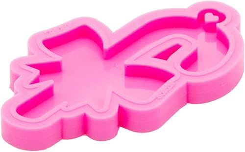 Miniatura 5 de Angel Wings Moldes de llavero con forma de moño, moldes de silicona de resina epoxi, molde de arcilla polimérica, moldes de resina para