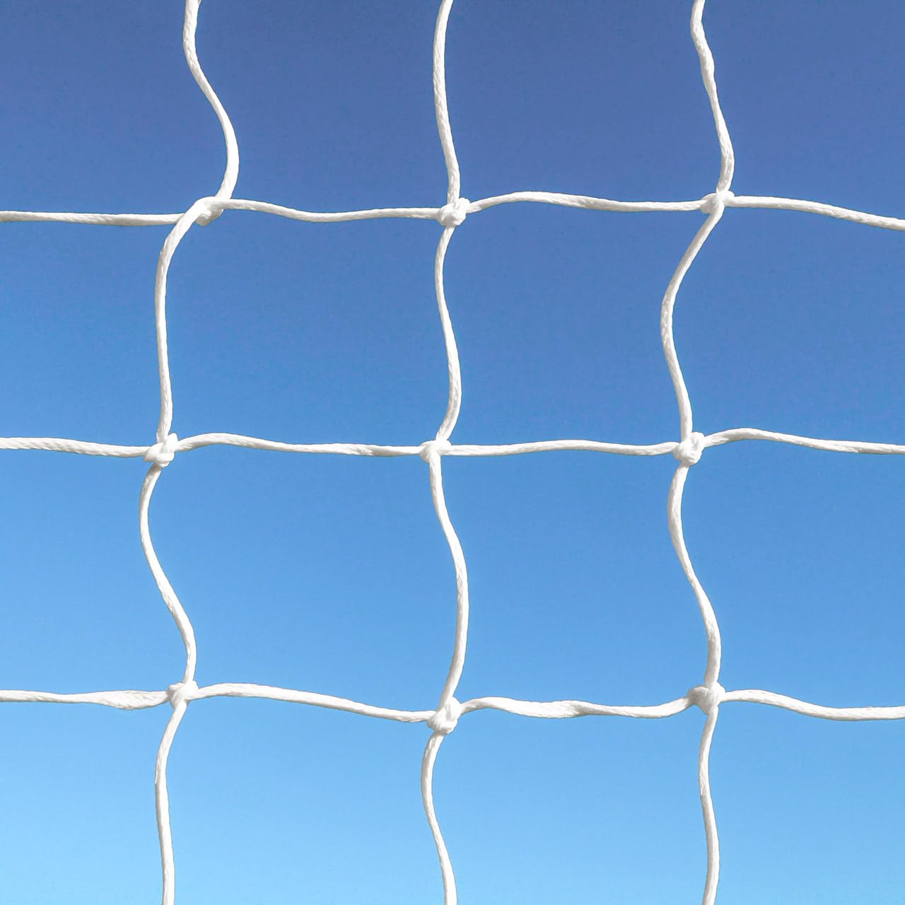 FORZA Zapasowe siatki bramkowe do piłki nożnej 7,3 m x 2,4 m, plecione siatki piłkarskie HDPE 5 mm do bramek stadionowych [11 opcji kolorowych]