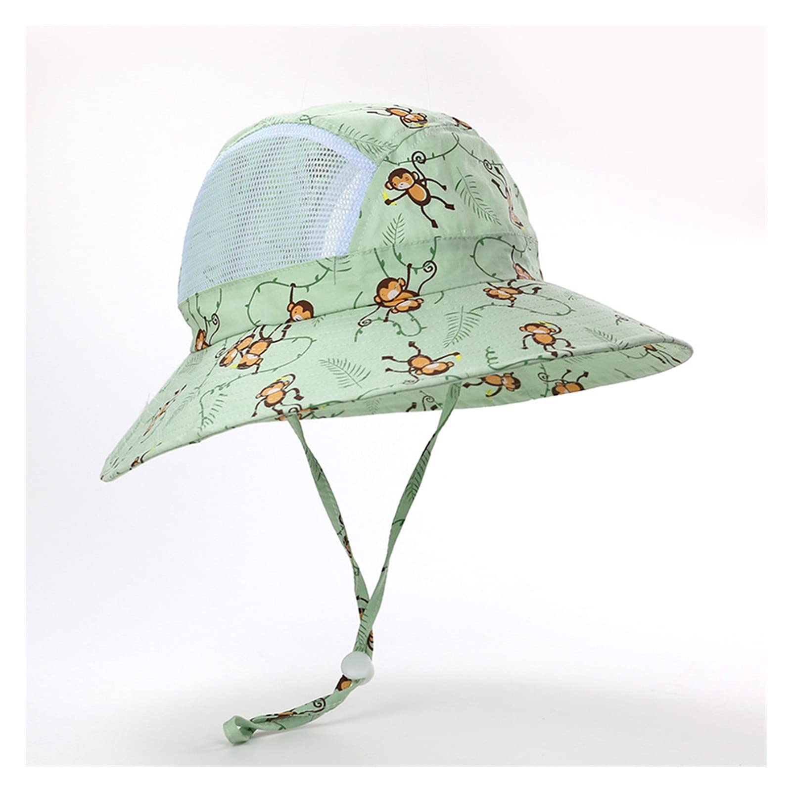 Kinder-Sommerhut, Kinder-Sonnenhüte, UV-Schutz-Mesh, Jungen- und Mädchen-Sonnenhüte, Sommer-dünne Baby-Sonnenhüte, Strände (Weiß S 2 4Y)
