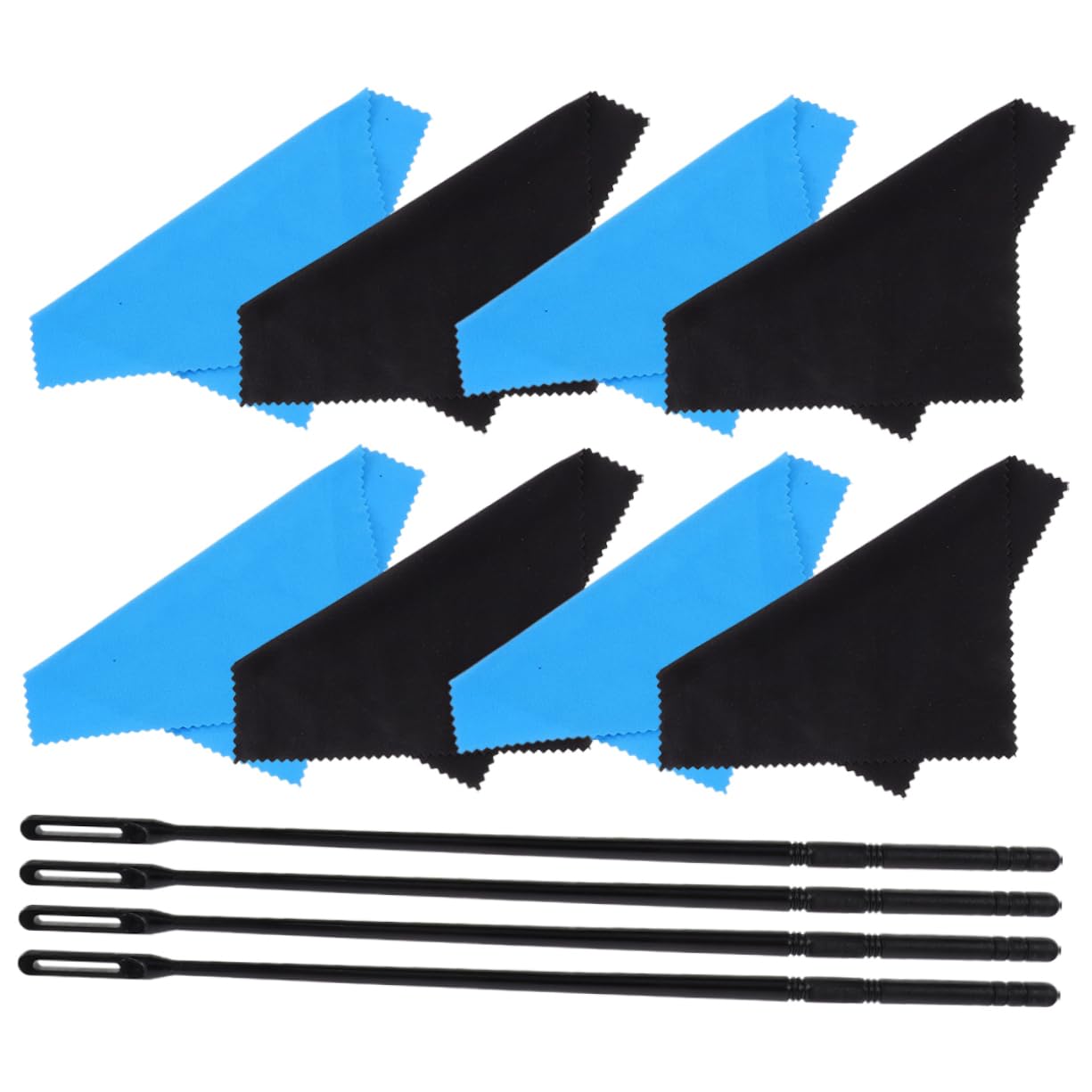CIMAXIC Flute Cleaning Kit Flute Maintenance Cleaning Cloth Trumpet Slide Grease